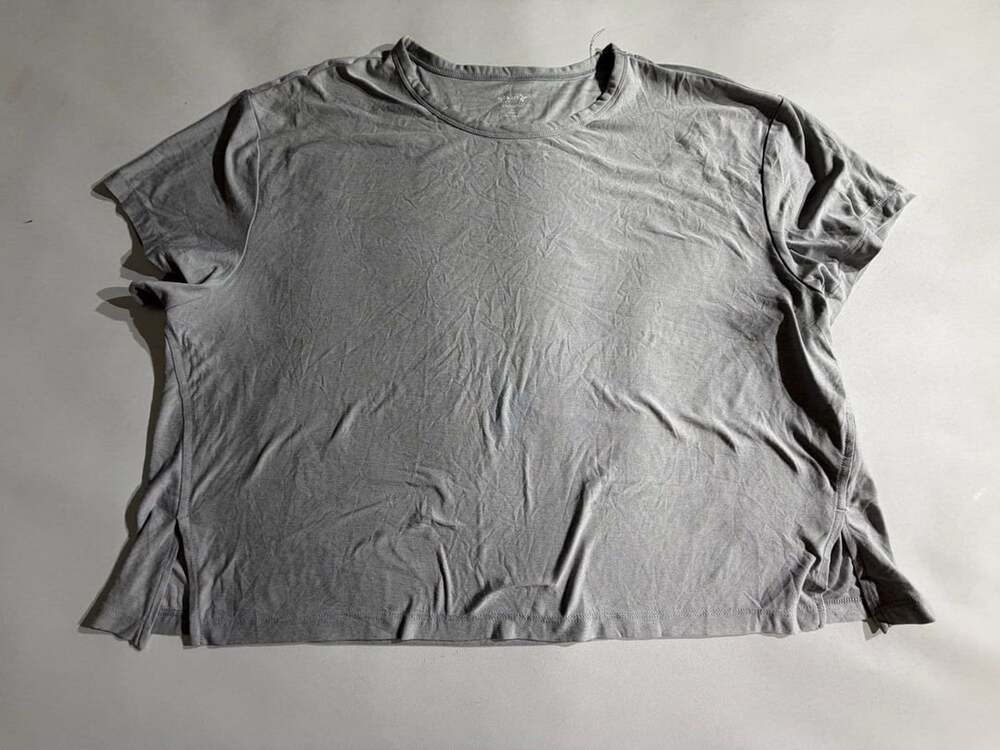 Old Navy Active Cloudmotion Go-Dry Gray Workout T-Shirt Womens XL Athleisure